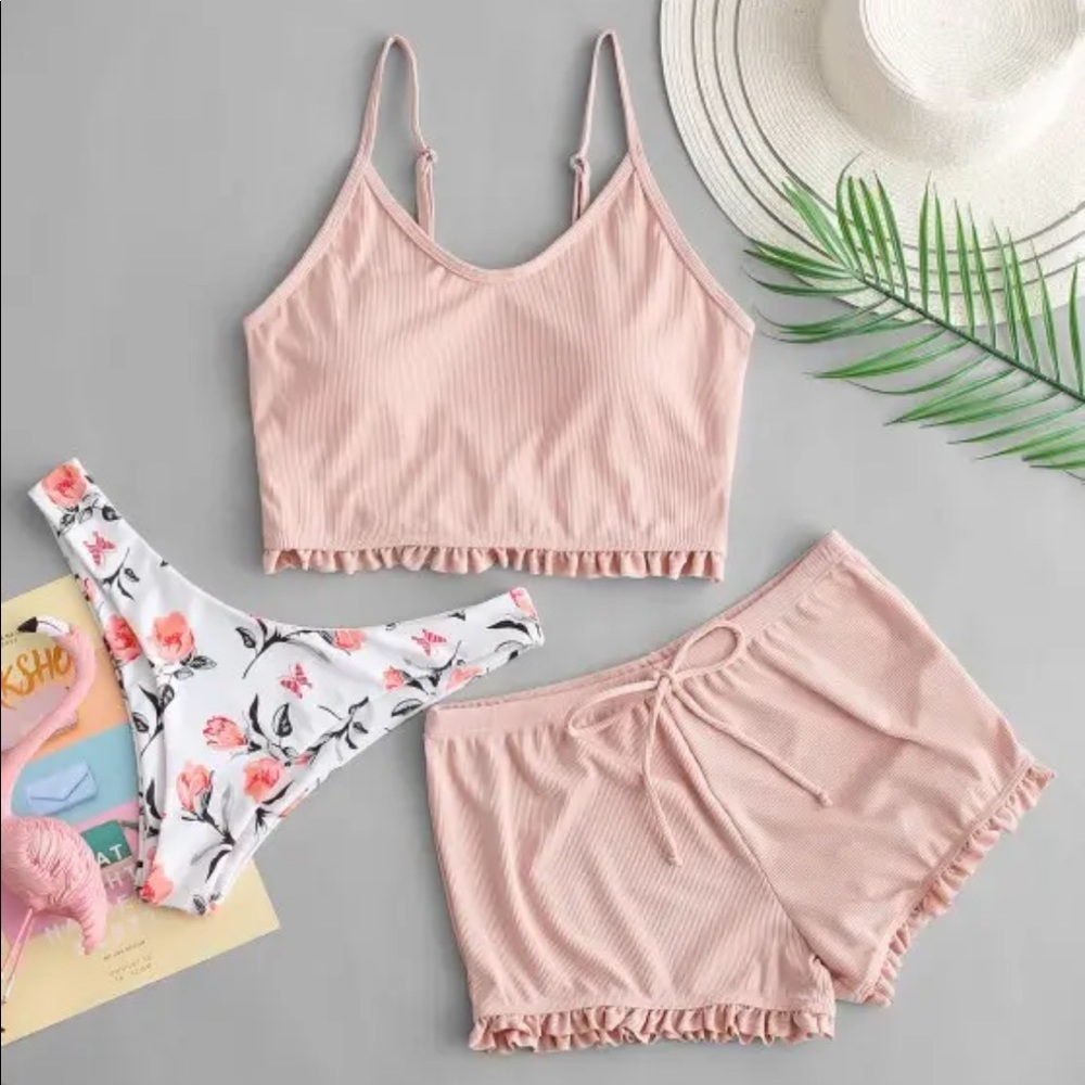 three piece swim suit brand new from zaful